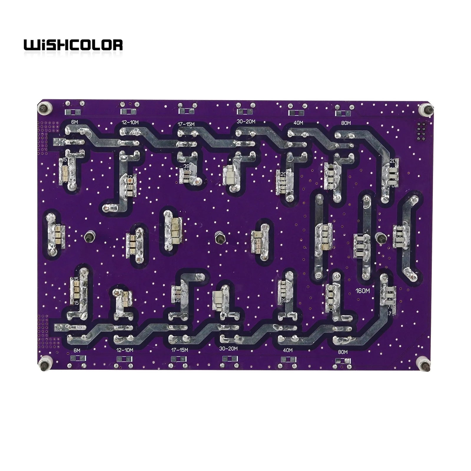 Wishcolor Low Pass Filter Board Shortwave HF 10 Band Low-pass Filter 1500W 50Ω 1.8-54MHZ Support SSB CW FM