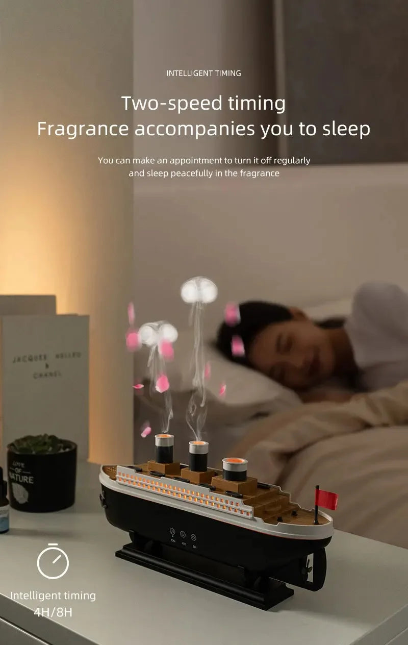 Aromatherapy humidifier raindrop air humidifier color light white noise essential oil diffuser household ultrasonic aromatherapy