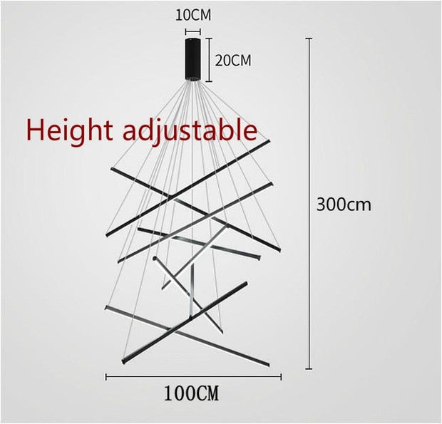 Modern LED Stair lamp Aluminum lamp