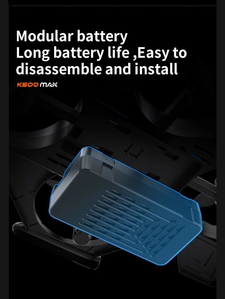 K500MAX RC Drone Fighter HD Professional Camera 360° roll WIFI Fpv Aircraft Quadcopte Aerial Photography  with screen Drone Toys