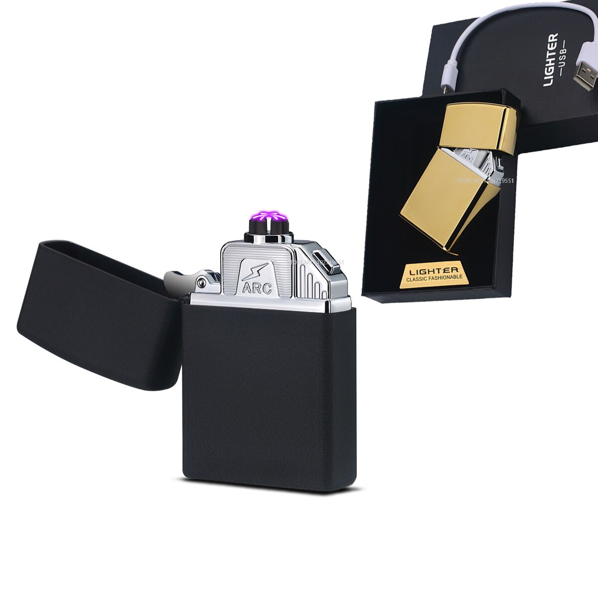 Windproof Six Arc Electric Lighter