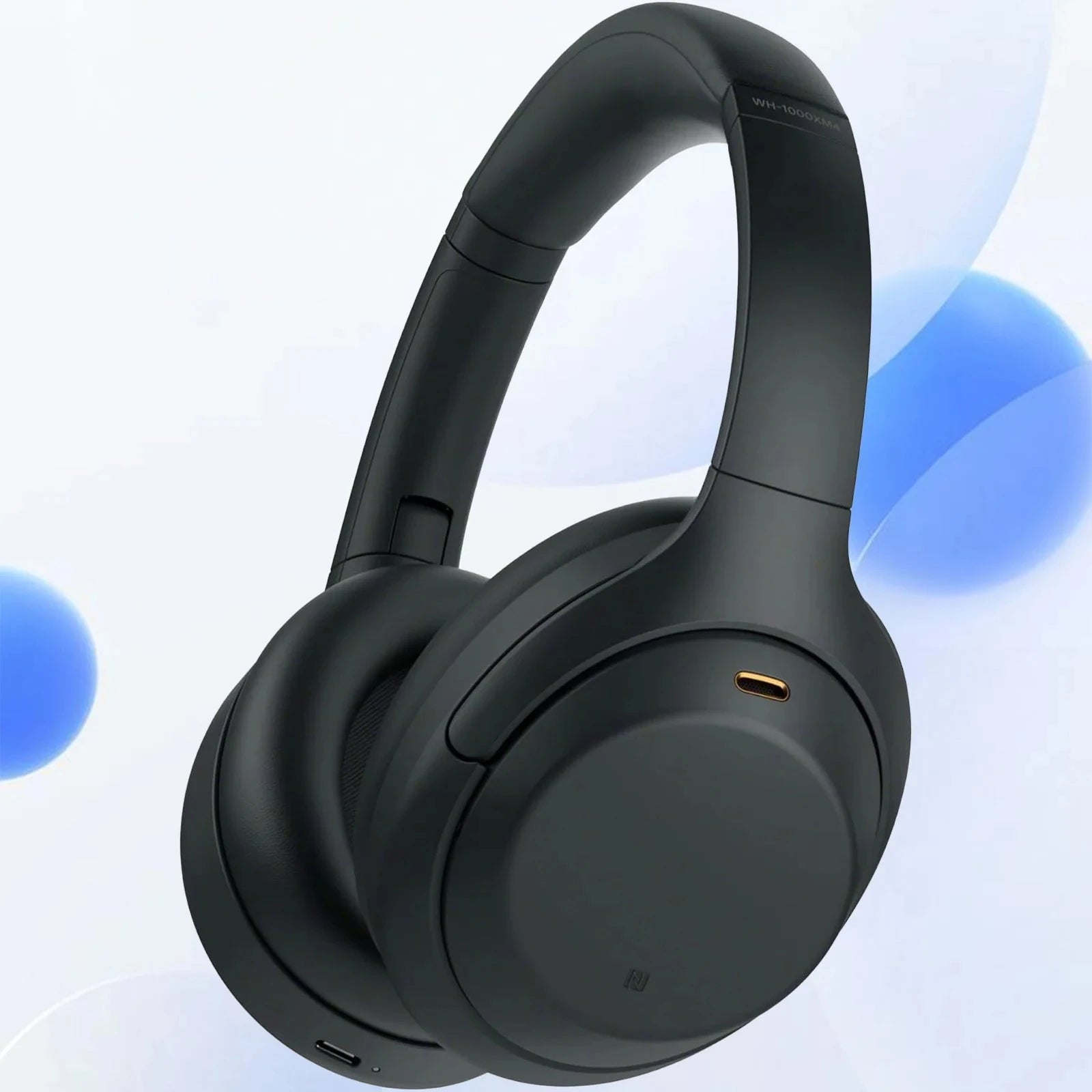 2026 New WH-1000XM4 Wireless Headphone, Noise Canceling, Foldable Over the Ear Headset, Built-in Microphone Headphone, Black