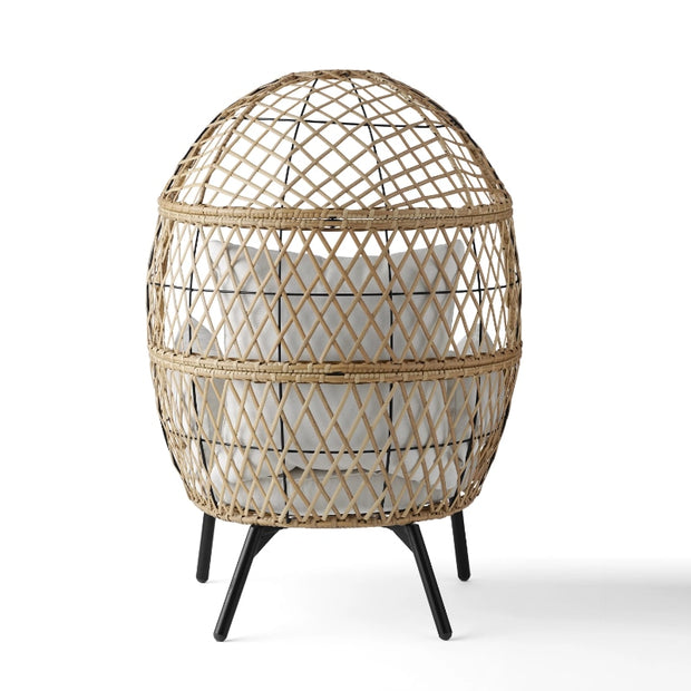 Home Outdoor Wicker Stationary Egg Chair