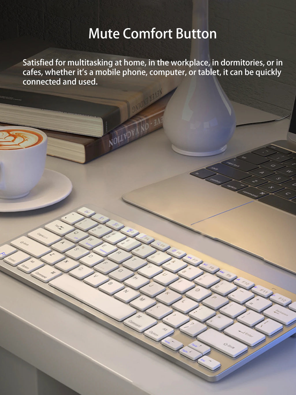 Wireless keyboard, 10 inch slim, tablet/laptop wireless keyboard, ipad mini keyboard