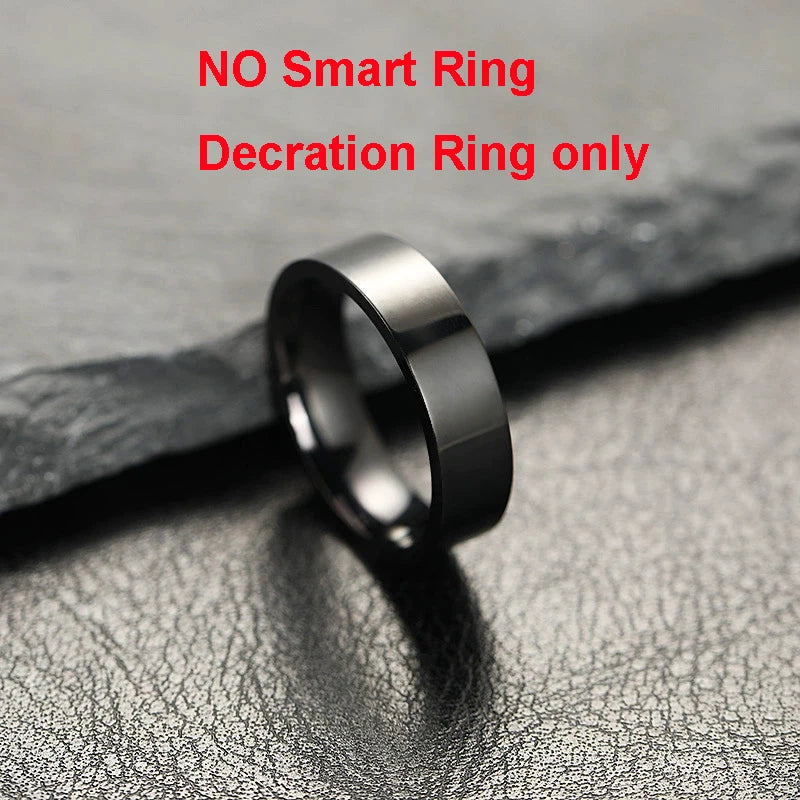 SR08 Smart Ring with Charging Box for Men Women LED Display Screen Gesture Control Health Monitor 5ATM Waterproof Sports Rings