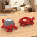 Cute crab-shaped audio stand, compatible with Alexa Echo Dot 4/5 generation, suitable for home desktop and office