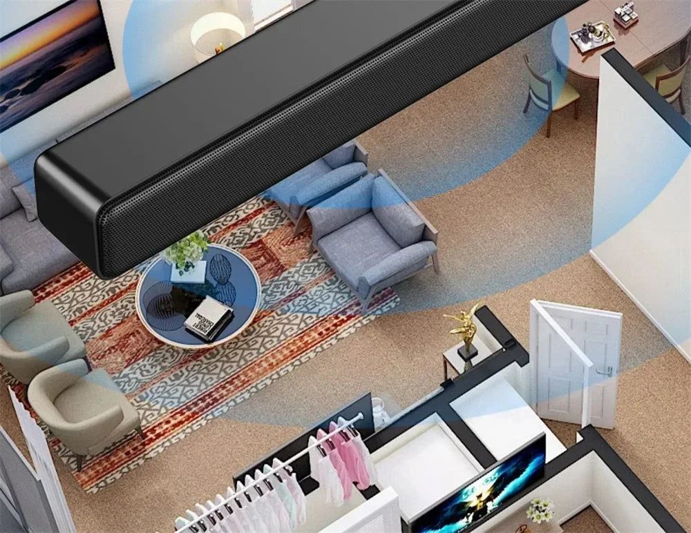 Original Bluetooth Subwoofer Soundbar TV Audio Echo Wall Computer Speaker Home Theater Music Wireless Blueooth Speaker Gift