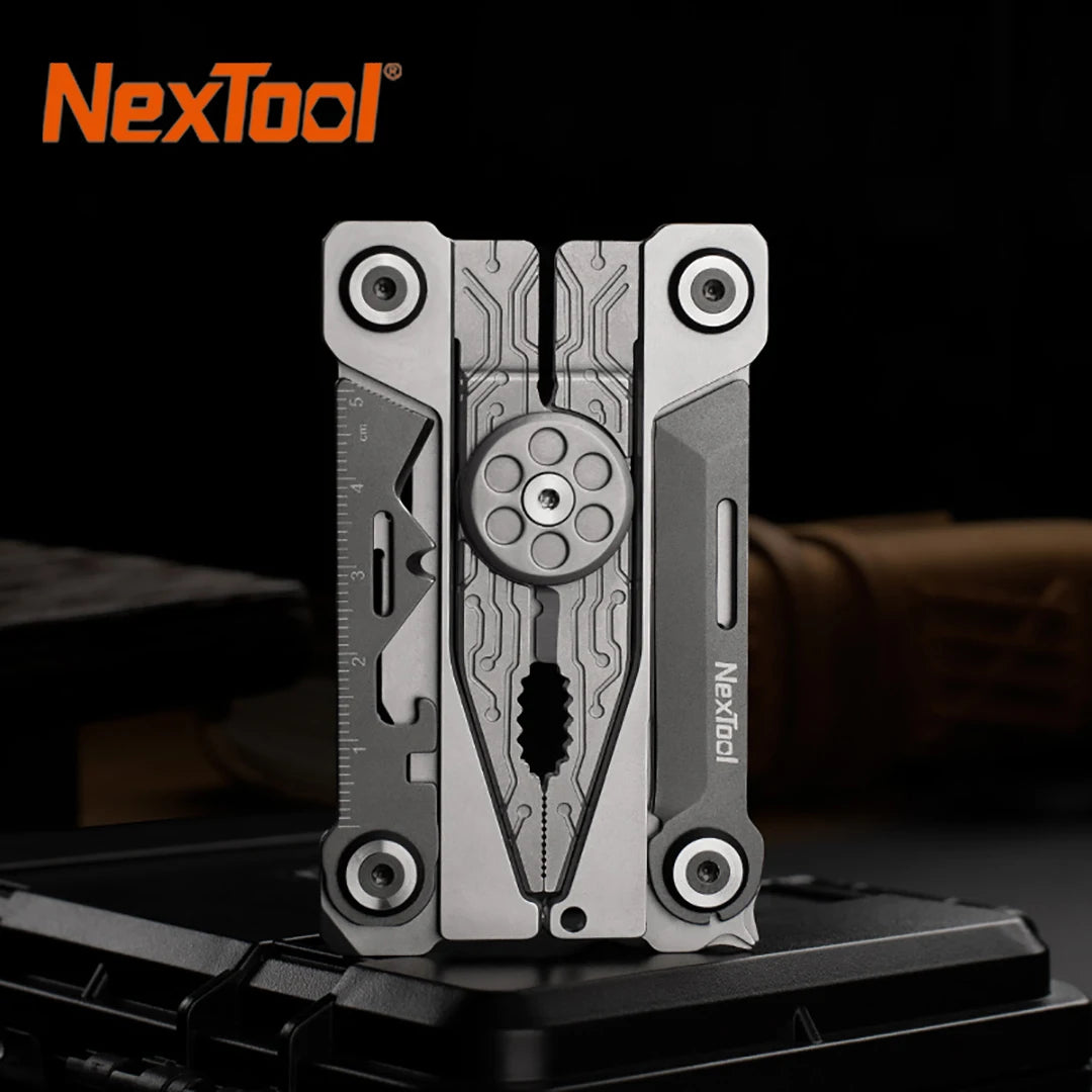 Nextool Mini 14 in 1 EDC Multifunction Tool Outdoor Portable Screwdriver Wrench Pliers Knife Field Carry Around Send Storage Bag