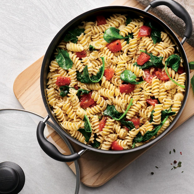 Silver Aluminum Nonstick Kitchen Cookware Set