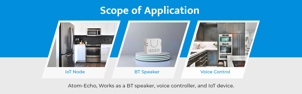 M5Stack ATOM Echo programmable AI smart speaker with built-in ESP32 Bluetooth WiFi Internet of Things Development Kit