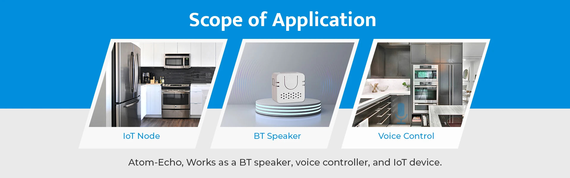 M5Stack ATOM Echo programmable AI smart speaker with built-in ESP32 Bluetooth WiFi Internet of Things Development Kit